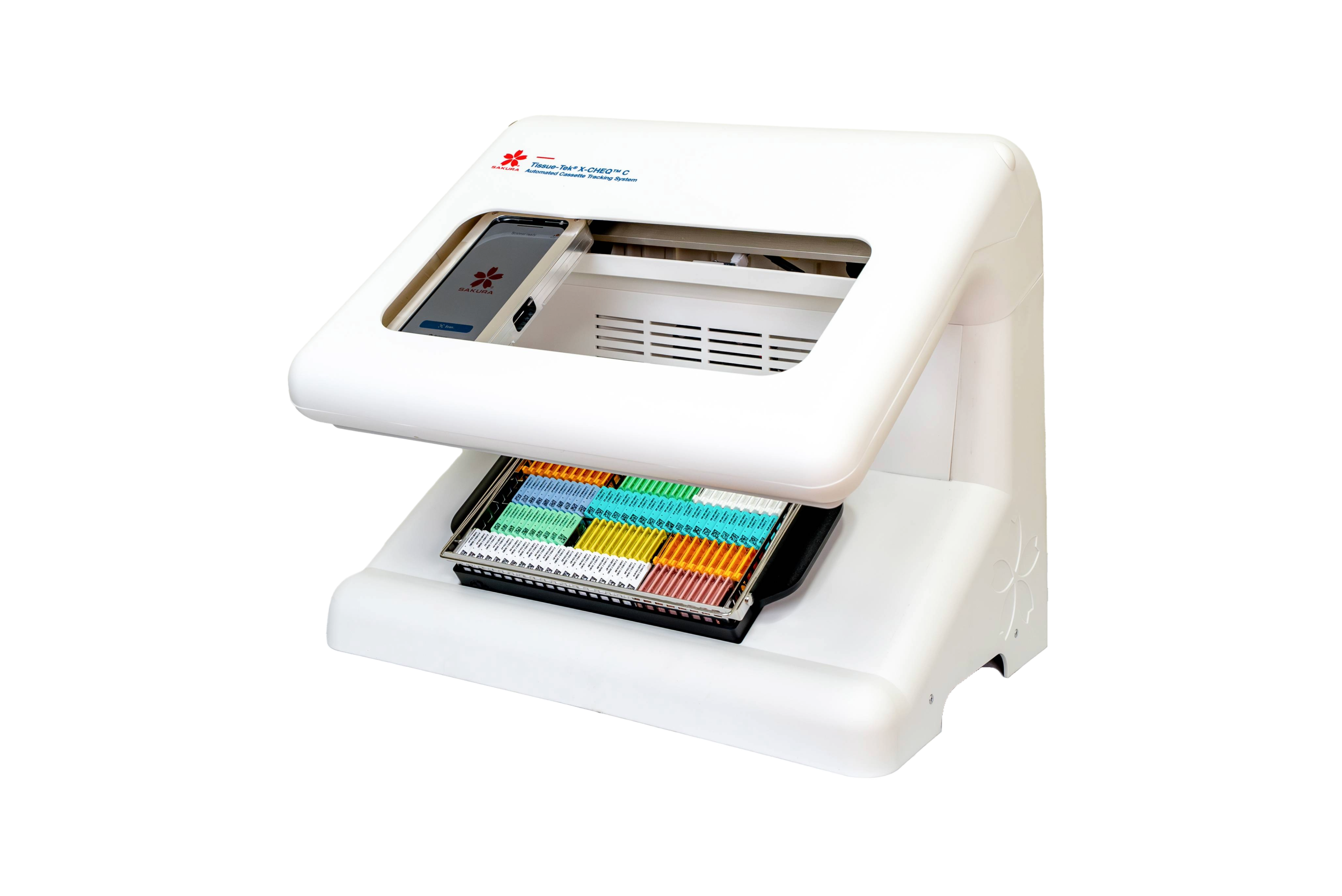 Tissue-Tek<sup>&reg;&nbsp;</sup>X-CHEQ<sup>&trade;&nbsp;</sup>C  Automated Cassette Tracking System
